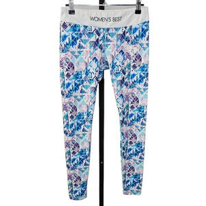 Womens Best Pattern V Back Leggings Size  Small
